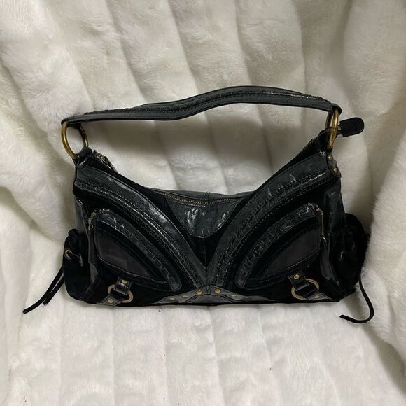 Steven by Steve Madden leather and suede boho shoulder . - Picture 5 of 16